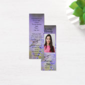 Memorial Prayer Kaart Funeral Natuur Bladwijzer (Bureau)