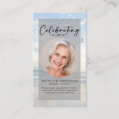 Memorial Prayer Kaart | Ocean Birds Contactkaartje (Voorkant)