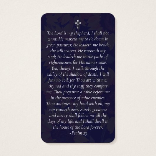 Memorial Prayer Kaart | Rustige zonnebloemen (Achterkant)