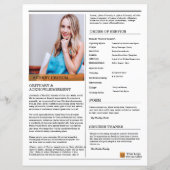 Memorial Programma Kranten Sjabloon (Achterkant)