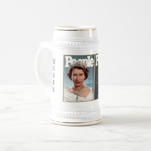 MEMORIAL QUEEN ELIZABETH II MUG BIERPUL (Voorkant links)