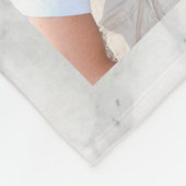 Memorial Quote 8 Foto Herdenking Keepslag Marble Fleece Deken (Hoek)