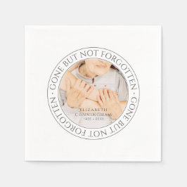 Memorial Quote Classic Elegant Chic Photo Keepomwi Servet