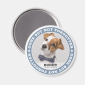 Memorial Quote Modern Pet Foto Sympathie Keepslag Magneet (Voorkant / Achterkant)