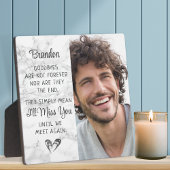 Memorial Quote Photo Herembrance Keepomwille Marbl Fotoplaat