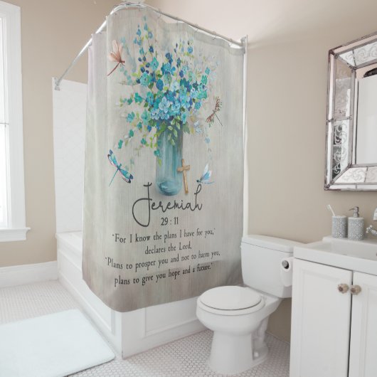 Memorial Quote Sign - Sympathie Gift Douchegordijn (In situ)