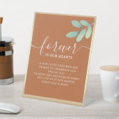 Memorial Reclamebord Met Voetstuk (Insitu)