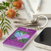 Memorial | Regenbooghart Sleutelhanger (Voorkant Rechts)