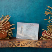 Memorial Remembrance Tribute Nautical Ocean Spirit Fotoplaat (Zijkant)