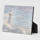 Memorial Remembrance Tribute Nautical Ocean Spirit Fotoplaat (Zijkant)