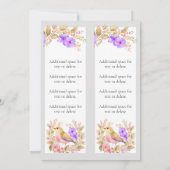 Memorial Remembrance Waterverf Bird Two Bladwijzer Kaart (Achterkant)