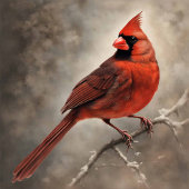 Memorial Rode Kardinaal Herdenking Sympathie Kaart