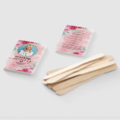 Memorial Rosy Floral Celebration of Life Handwaaier (Niet-gemonteerd)