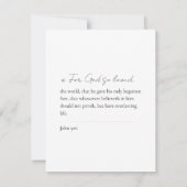 Memorial rustiek hout foto begrafenis aandenken kaart (Achterkant)