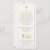 Memorial Sacred Hearts begrafenis Dank u kaart (Achterkant)