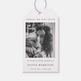 Memorial Seed Packet | Elegant Funeral Favor Cadeaulabel