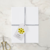 Memorial Seeds Yellow Daisy Funeral Keepomwille Cadeaulabel (Met Touw)