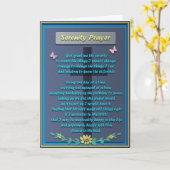 Memorial Serenity Prayer Kaart (Gele Bloem)
