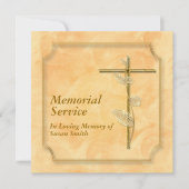 Memorial Service: aankondiging kruiper (Voorkant)