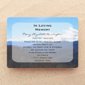 Memorial Service Aankondiging Uitnodiging Bergen