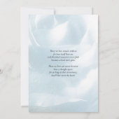 Memorial Service Announement Kaart (Achterkant)