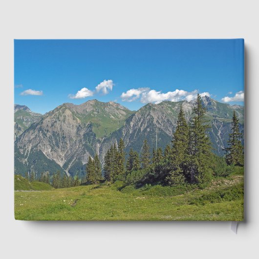 Memorial Service Austrian Alps In Summer Gastenboek (Achterkant)
