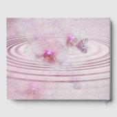 Memorial Service Butterfly on Pink Orchid Gastenboek (Achterkant)