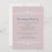 Memorial Service Cherry Blossom Sakura Flowers Kaart (Achterkant)