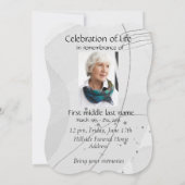 Memorial Service die elkaars thuiscitaat afspeelt Kaart (Achterkant)