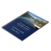 Memorial Service Guest Book, Lake Reflection Notitieboek (Linkerzijde)