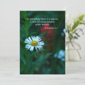 Memorial Service Invitation, Scriptofferte Kaart (Staand voorkant)