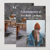 Memorial Service Nodig Bridge Forest Natuur Trees  Kaart (Voorkant / Achterkant)