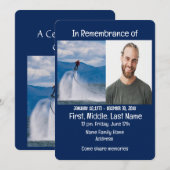 Memorial Service Nodig Fly Board uit Kaart (Voorkant / Achterkant)