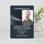 Memorial Service Nodig Power Boat Motor uit Kaart (Staand voorkant)