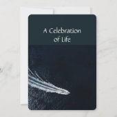 Memorial Service Nodig Power Boat Motor uit Kaart (Achterkant)