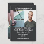 Memorial Service nodigen advocaat juridisch Kaart (Voorkant / Achterkant)