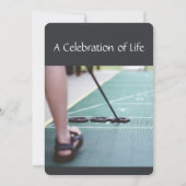 Memorial Service nodigen advocaat juridisch Kaart (Achterkant)