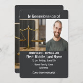 Memorial Service nodigen advocaat juridisch Kaart (Voorkant / Achterkant)