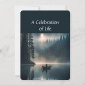 Memorial Service nodigen kanovaarders uit Kaart (Achterkant)