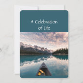 Memorial Service nodigen kanovaarders uit Kaart (Achterkant)