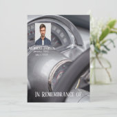 Memorial Service nodigt Antiek auto's uit Kaart (Staand voorkant)