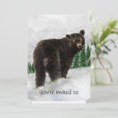 Memorial Service nodigt Black Beer Snow Mtn uit Kaart (Staand voorkant)