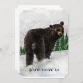 Memorial Service nodigt Black Beer Snow Mtn uit Kaart (Voorkant / Achterkant)