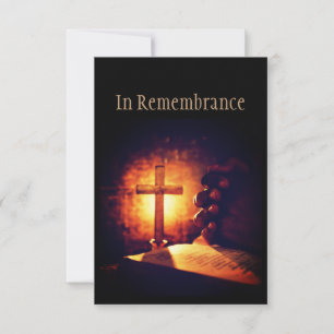 Memorial Service nodigt Christelijk Bijbelkruis ui Kaart