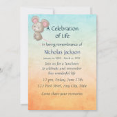 Memorial Service nodigt kinderen uit om hun teugel Kaart (Achterkant)