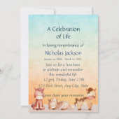 Memorial Service nodigt kinderpaarden uit Kaart (Achterkant)