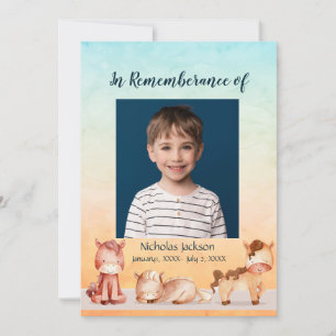 Memorial Service nodigt kinderpaarden uit Kaart