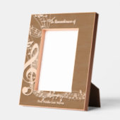 Memorial Service nodigt Muzieknoten uit Gegraveerde Lijstjes (Links)