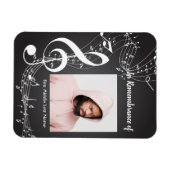 Memorial Service nodigt Muzieknoten uit Magneet (Horizontaal)