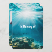 Memorial Service nodigt onderzeese duikboot uit Kaart (Voorkant / Achterkant)